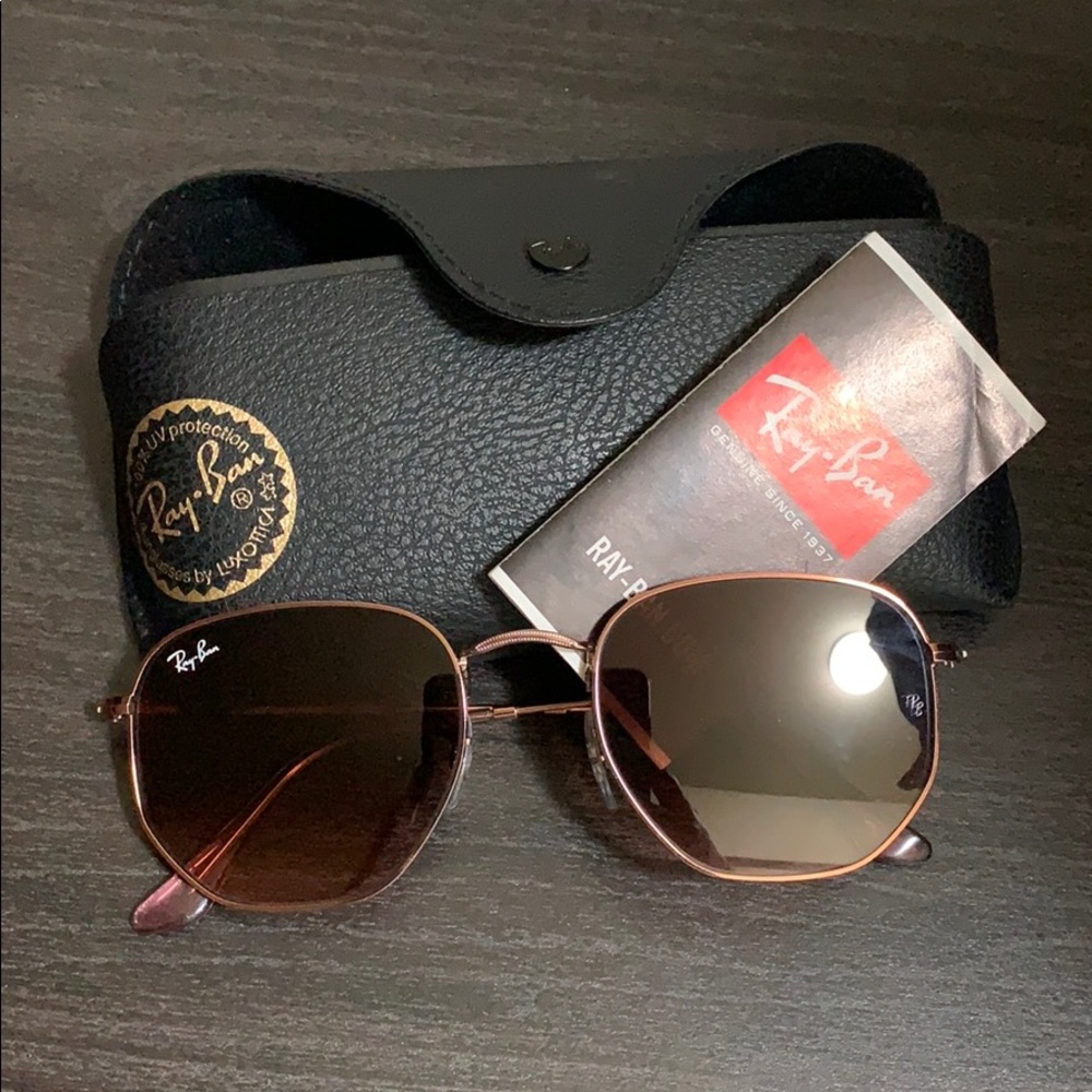 RayBan 3548 Hexagonal Flat Lenses